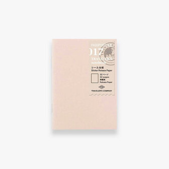 Travelers notebook passport size sticker release 017