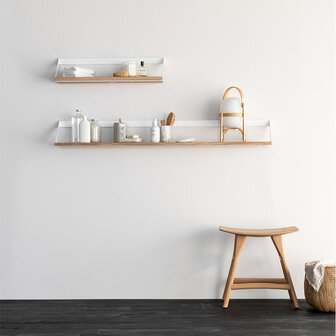 Ethnicraft Ribbon Shelf White Large 140cm