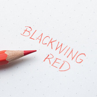 Blackwing Red pencils