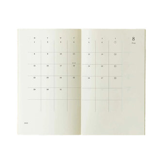 Midori MD Notebook Diary B6 Slim - 2024