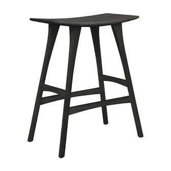 Ethnicraft Osso counter stool black