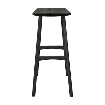 Ethnicraft Osso counter stool black