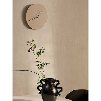 Ferm Living Melt Wall Clock Cashmere