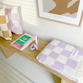 Maison Deux cushion cover checkers