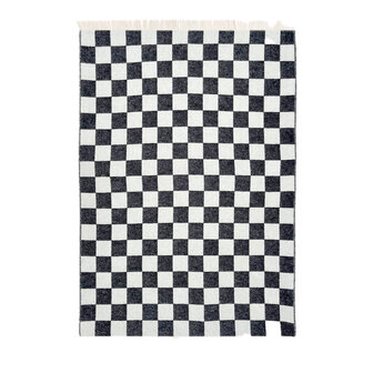 Maison Deux Checkerboard plaid Black White