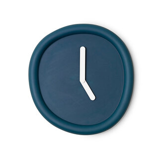 Werkwaardig Round Wall Clock Deep blue