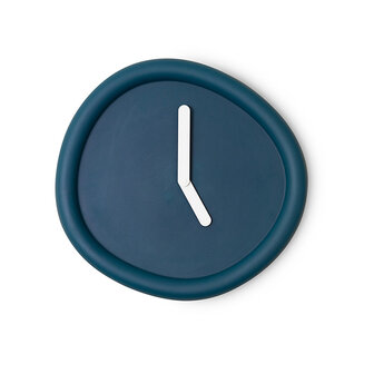 Werkwaardig Round Wall Clock Diepblauw