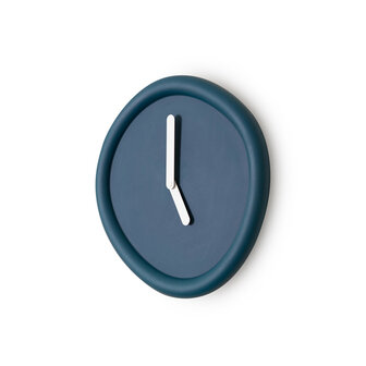 Werkwaardig Round Wall Clock Diepblauw