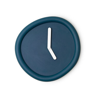 Werkwaardig Round Wall Clock Diepblauw