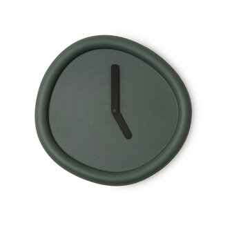 Werkwaardig Round Wall Clock Deep Green