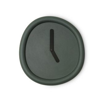 Werkwaardig Round Wall Clock Donkergroen