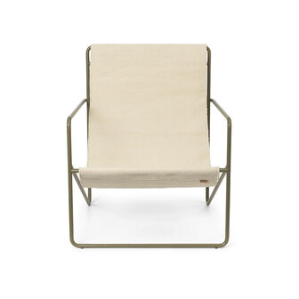 Ferm Living Desert lounge chair Cloud white