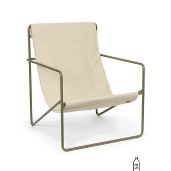 Ferm Living Desert lounge chair Cloud white