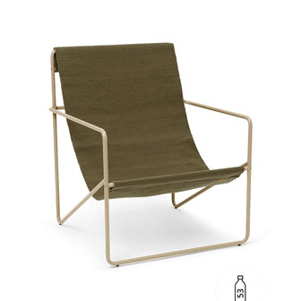 Ferm Living Desert lounge chair Olive