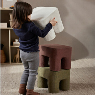 Ferm Living Podo Stool Wit