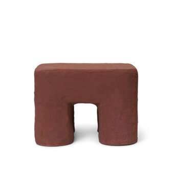 Ferm Living Podo Stool Roodbruin