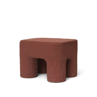 Ferm Living Podo Stool Roodbruin