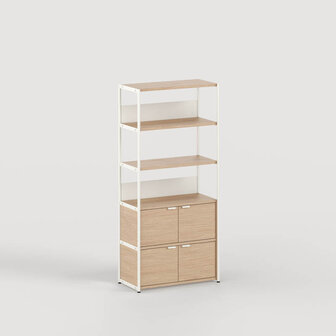 TIPTOE UNIT Storage Modulair wandkast systeem 180 x 84 cm