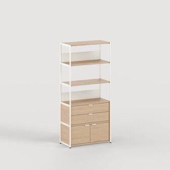 TIPTOE UNIT Storage Modulair wandkast systeem 180 x 84 cm