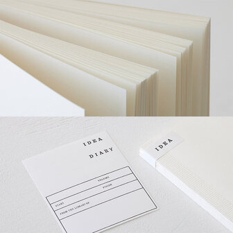 Midori MD paper notebook A5 vierkant cotton blanco