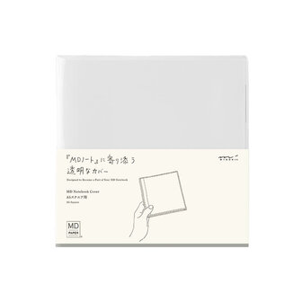 Midori MD Paper Notebook Cover transparant A5 Square