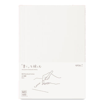 Midori MD paper notebook A5 Blanco Cotton