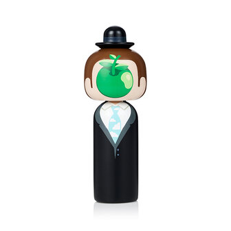 Lucie Kaas x Magritte kokeshi