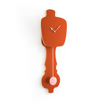 Kloq roestrood peach wijzers