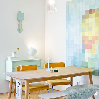 Kloq wandklok pischache green