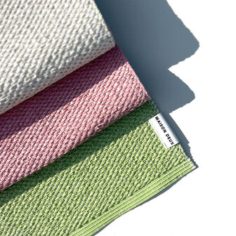Maison Deux Deurmat Color Block Kiwi Pink 50 x 70 cm