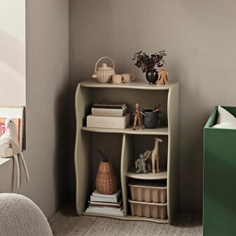 ferm living slope bookcase cashmere
