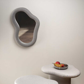 ecoBirdy Marine Mirror Stone Grey Spiegel