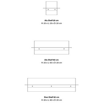 Normann Copenhagen Alu shelf