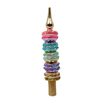 Vondels kerstboom piek glas - Macaron Tower