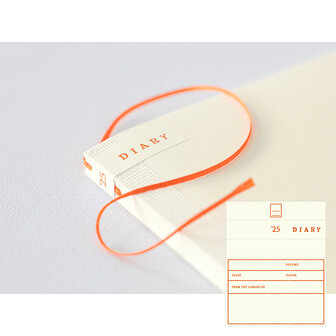 A4 THIN MD Notebook Diary 2026 monthly block + memo