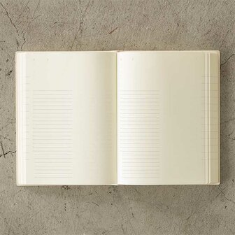 Midori MD Notebook Diary 2026 A5 (Monthly block + 1 day 1 page)