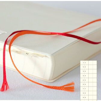 Midori MD Notebook Diary 2026 A5 (Monthly block + 1 day 1 page)