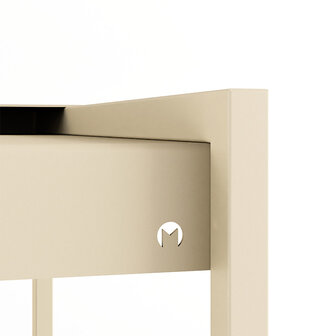 Metallbude Desk Donna Bureau Cashew