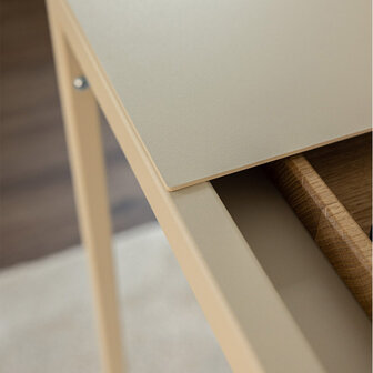 Metallbude Desk Donna Bureau Cashew