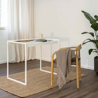 Metallbude Desk Donna Bureau Wit
