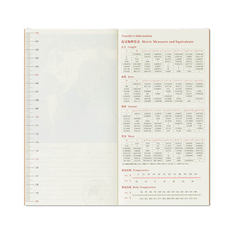 Traveler&#039;s notebook - 2026 Monthly Diary regular size
