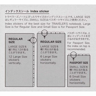 Traveler&#039;s notebook Diary 2026 customize Sticker Set 