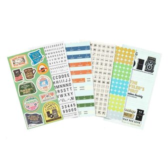 Traveler&#039;s notebook Diary 2026 customize Sticker Set 