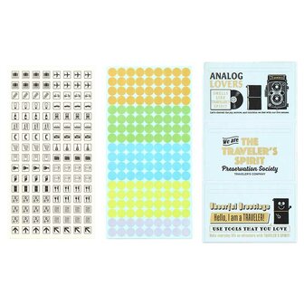 Traveler&#039;s notebook Diary 2026 customize Sticker Set 