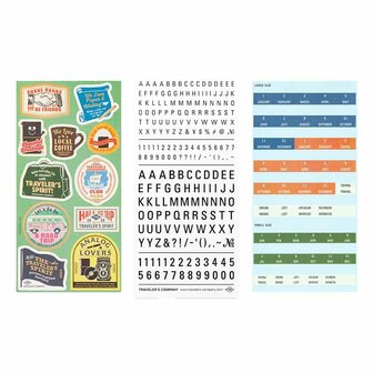 Traveler&#039;s notebook Diary 2026 customize Sticker Set 