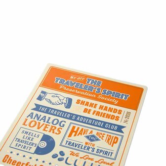 Traveler&#039;s notebook Diary 2026 - Underlay Plastic Sheet