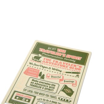 Traveler&#039;s notebook Passport Size 2026 - Underlay Plastic Sheet