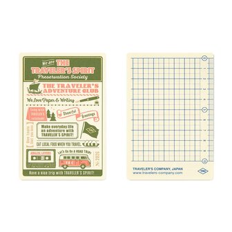 Traveler&#039;s notebook Passport Size 2026 - Underlay Plastic Sheet