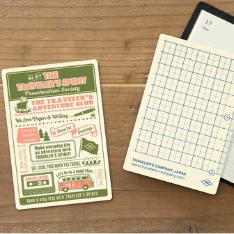 Traveler&#039;s notebook Passport Size 2026 - Underlay Plastic Sheet