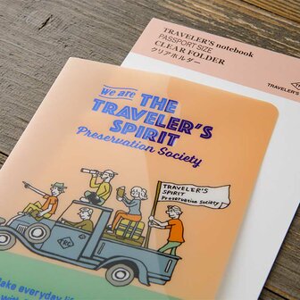 Traveler&#039;s notebook Passport Size 2026 Clear Folder